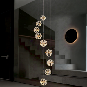 Modern Crystal Stair Lights 01