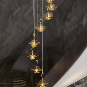 Modern Crystal Stair Lights 02