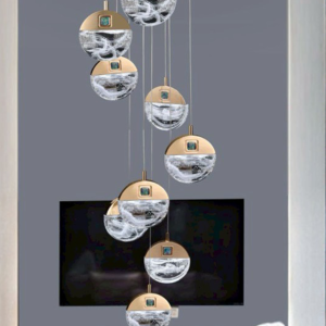 Modern Crystal Stair Lights 11